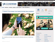 Tablet Screenshot of geekextreme.com